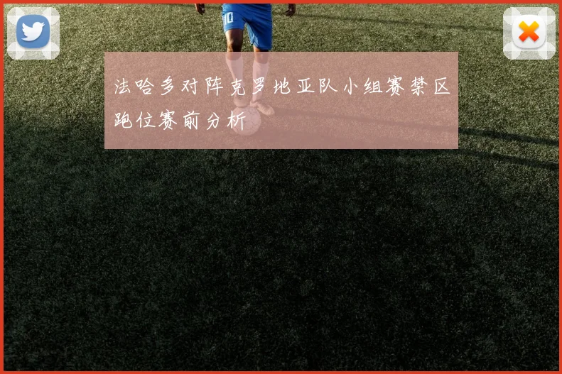 法哈多对阵克罗地亚队小组赛禁区跑位赛前分析